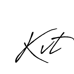 Also we have Kvt name is the best signature style. Create professional handwritten signature collection using Antro_Vectra_Bolder autograph style. Kvt signature style 7 images and pictures png