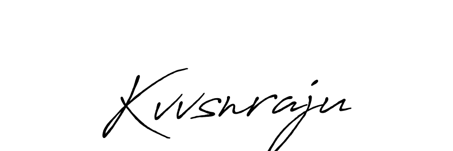 It looks lik you need a new signature style for name Kvvsnraju. Design unique handwritten (Antro_Vectra_Bolder) signature with our free signature maker in just a few clicks. Kvvsnraju signature style 7 images and pictures png