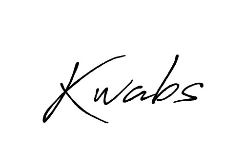 Design your own signature with our free online signature maker. With this signature software, you can create a handwritten (Antro_Vectra_Bolder) signature for name Kwabs. Kwabs signature style 7 images and pictures png