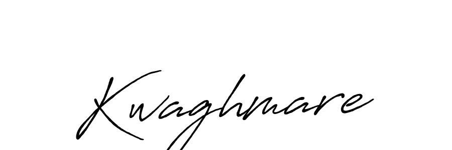 How to make Kwaghmare signature? Antro_Vectra_Bolder is a professional autograph style. Create handwritten signature for Kwaghmare name. Kwaghmare signature style 7 images and pictures png