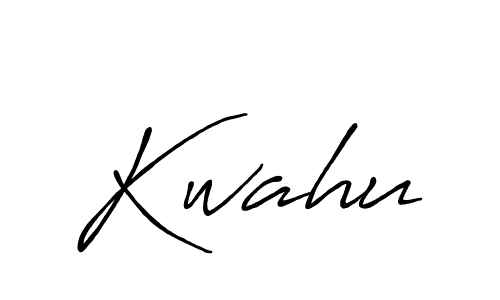 Design your own signature with our free online signature maker. With this signature software, you can create a handwritten (Antro_Vectra_Bolder) signature for name Kwahu. Kwahu signature style 7 images and pictures png