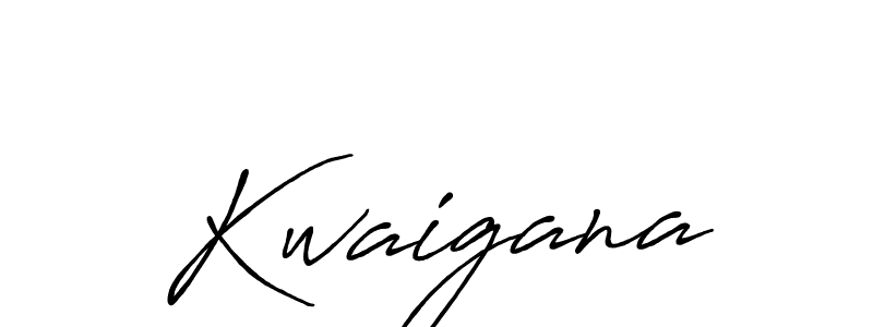Design your own signature with our free online signature maker. With this signature software, you can create a handwritten (Antro_Vectra_Bolder) signature for name Kwaigana. Kwaigana signature style 7 images and pictures png