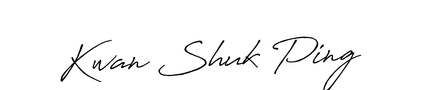 Make a beautiful signature design for name Kwan Shuk Ping. Use this online signature maker to create a handwritten signature for free. Kwan Shuk Ping signature style 7 images and pictures png