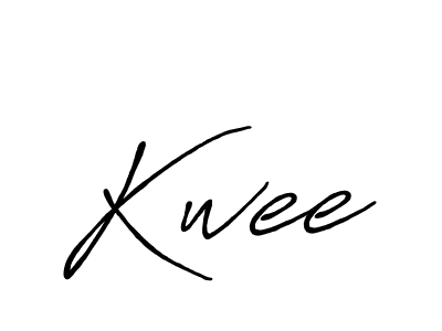 Also we have Kwee name is the best signature style. Create professional handwritten signature collection using Antro_Vectra_Bolder autograph style. Kwee signature style 7 images and pictures png