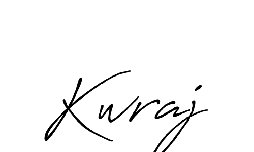 Kwraj stylish signature style. Best Handwritten Sign (Antro_Vectra_Bolder) for my name. Handwritten Signature Collection Ideas for my name Kwraj. Kwraj signature style 7 images and pictures png