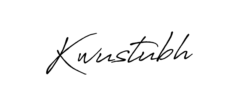 Similarly Antro_Vectra_Bolder is the best handwritten signature design. Signature creator online .You can use it as an online autograph creator for name Kwustubh. Kwustubh signature style 7 images and pictures png