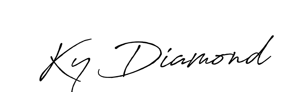 How to Draw Ky Diamond signature style? Antro_Vectra_Bolder is a latest design signature styles for name Ky Diamond. Ky Diamond signature style 7 images and pictures png