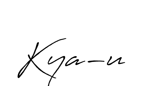 Here are the top 10 professional signature styles for the name Kya-u. These are the best autograph styles you can use for your name. Kya-u signature style 7 images and pictures png