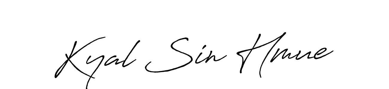 How to make Kyal Sin Hmue signature? Antro_Vectra_Bolder is a professional autograph style. Create handwritten signature for Kyal Sin Hmue name. Kyal Sin Hmue signature style 7 images and pictures png