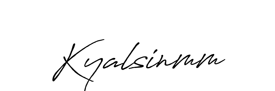 Once you've used our free online signature maker to create your best signature Antro_Vectra_Bolder style, it's time to enjoy all of the benefits that Kyalsinmm name signing documents. Kyalsinmm signature style 7 images and pictures png