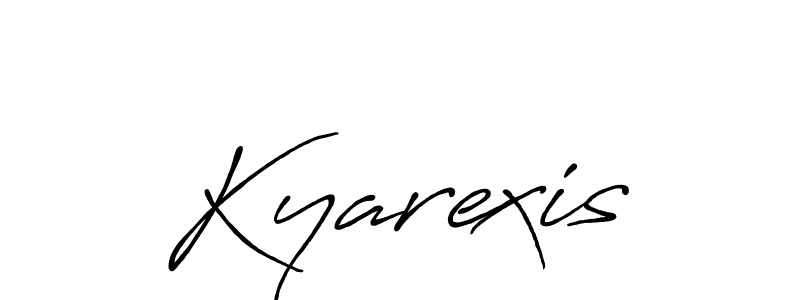 Design your own signature with our free online signature maker. With this signature software, you can create a handwritten (Antro_Vectra_Bolder) signature for name Kyarexis. Kyarexis signature style 7 images and pictures png