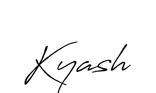 Best and Professional Signature Style for Kyash. Antro_Vectra_Bolder Best Signature Style Collection. Kyash signature style 7 images and pictures png