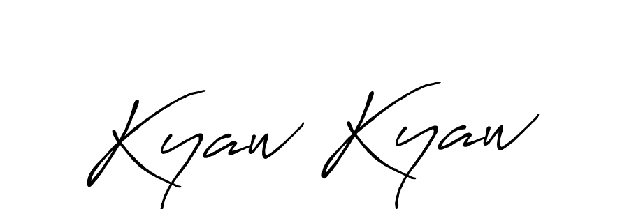 See photos of Kyaw Kyaw official signature by Spectra . Check more albums & portfolios. Read reviews & check more about Antro_Vectra_Bolder font. Kyaw Kyaw signature style 7 images and pictures png