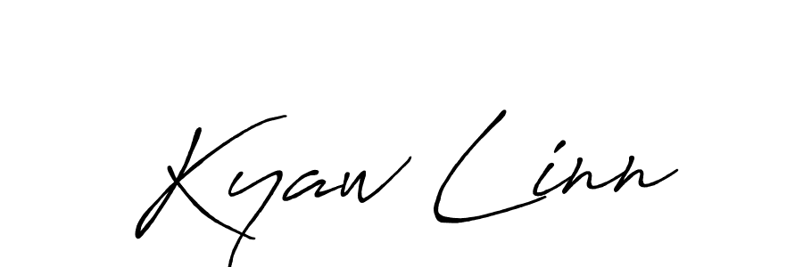 Here are the top 10 professional signature styles for the name Kyaw Linn. These are the best autograph styles you can use for your name. Kyaw Linn signature style 7 images and pictures png