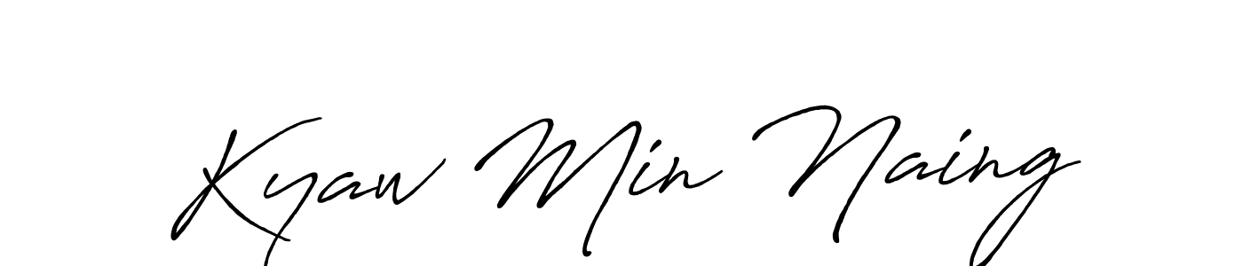 Best and Professional Signature Style for Kyaw Min Naing. Antro_Vectra_Bolder Best Signature Style Collection. Kyaw Min Naing signature style 7 images and pictures png