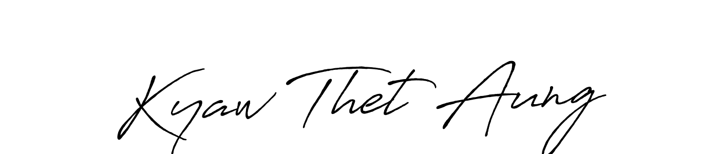 Also You can easily find your signature by using the search form. We will create Kyaw Thet Aung name handwritten signature images for you free of cost using Antro_Vectra_Bolder sign style. Kyaw Thet Aung signature style 7 images and pictures png