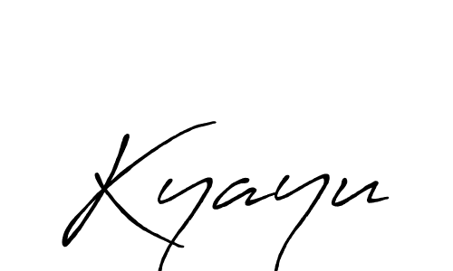 Similarly Antro_Vectra_Bolder is the best handwritten signature design. Signature creator online .You can use it as an online autograph creator for name Kyayu. Kyayu signature style 7 images and pictures png