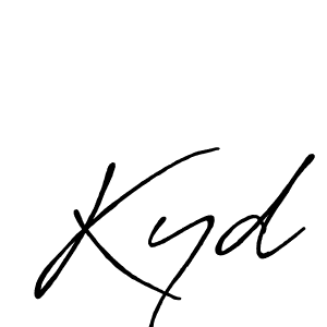 Make a beautiful signature design for name Kyd. Use this online signature maker to create a handwritten signature for free. Kyd signature style 7 images and pictures png