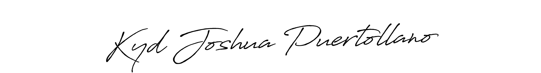 This is the best signature style for the Kyd Joshua Puertollano name. Also you like these signature font (Antro_Vectra_Bolder). Mix name signature. Kyd Joshua Puertollano signature style 7 images and pictures png