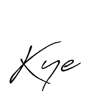 How to Draw Kye signature style? Antro_Vectra_Bolder is a latest design signature styles for name Kye. Kye signature style 7 images and pictures png