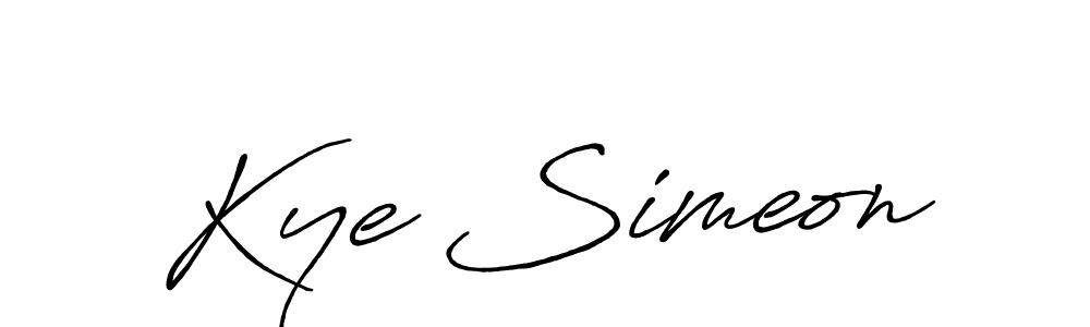Best and Professional Signature Style for Kye Simeon. Antro_Vectra_Bolder Best Signature Style Collection. Kye Simeon signature style 7 images and pictures png