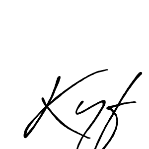Make a beautiful signature design for name Kyf. Use this online signature maker to create a handwritten signature for free. Kyf signature style 7 images and pictures png
