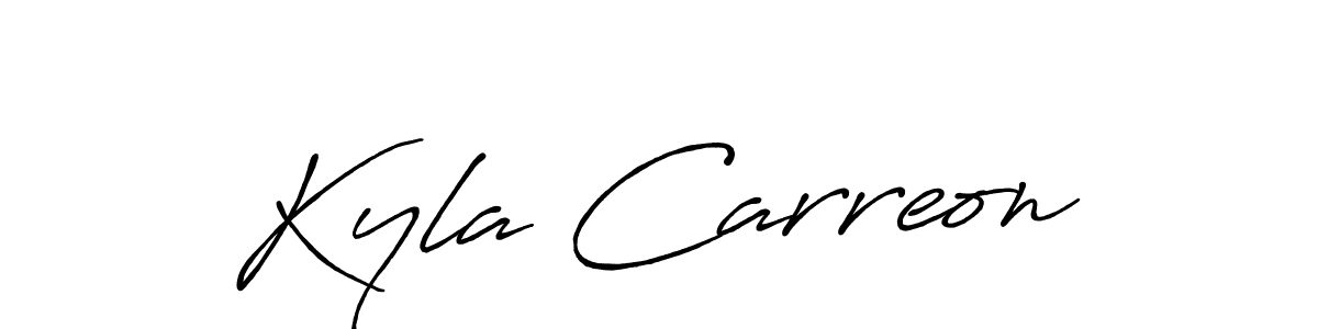 How to Draw Kyla Carreon signature style? Antro_Vectra_Bolder is a latest design signature styles for name Kyla Carreon. Kyla Carreon signature style 7 images and pictures png