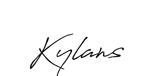 How to Draw Kylans signature style? Antro_Vectra_Bolder is a latest design signature styles for name Kylans. Kylans signature style 7 images and pictures png