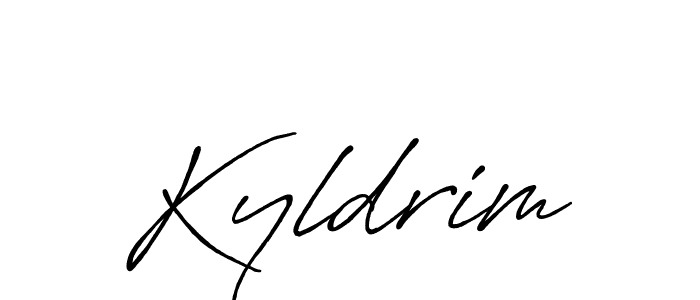 You should practise on your own different ways (Antro_Vectra_Bolder) to write your name (Kyldrim) in signature. don't let someone else do it for you. Kyldrim signature style 7 images and pictures png