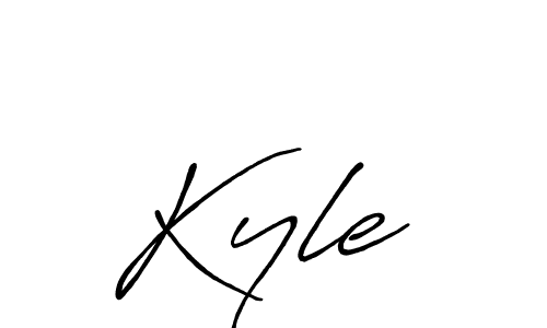 Use a signature maker to create a handwritten signature online. With this signature software, you can design (Antro_Vectra_Bolder) your own signature for name Kyle . Kyle  signature style 7 images and pictures png