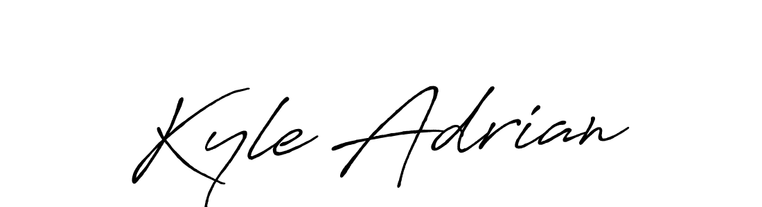 Make a beautiful signature design for name Kyle Adrian. Use this online signature maker to create a handwritten signature for free. Kyle Adrian signature style 7 images and pictures png