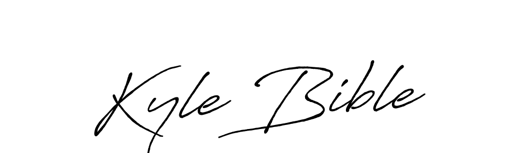 Also we have Kyle Bible name is the best signature style. Create professional handwritten signature collection using Antro_Vectra_Bolder autograph style. Kyle Bible signature style 7 images and pictures png