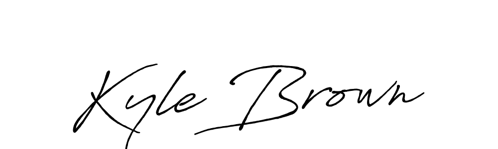 Use a signature maker to create a handwritten signature online. With this signature software, you can design (Antro_Vectra_Bolder) your own signature for name Kyle Brown. Kyle Brown signature style 7 images and pictures png