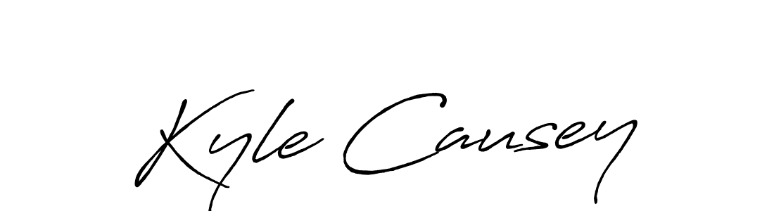 You should practise on your own different ways (Antro_Vectra_Bolder) to write your name (Kyle Causey) in signature. don't let someone else do it for you. Kyle Causey signature style 7 images and pictures png