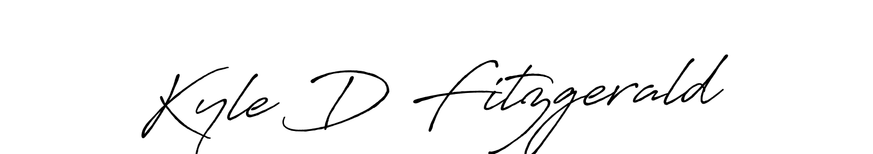 Design your own signature with our free online signature maker. With this signature software, you can create a handwritten (Antro_Vectra_Bolder) signature for name Kyle D Fitzgerald. Kyle D Fitzgerald signature style 7 images and pictures png