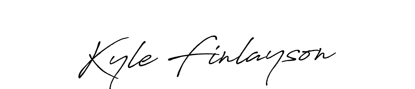 Similarly Antro_Vectra_Bolder is the best handwritten signature design. Signature creator online .You can use it as an online autograph creator for name Kyle Finlayson. Kyle Finlayson signature style 7 images and pictures png