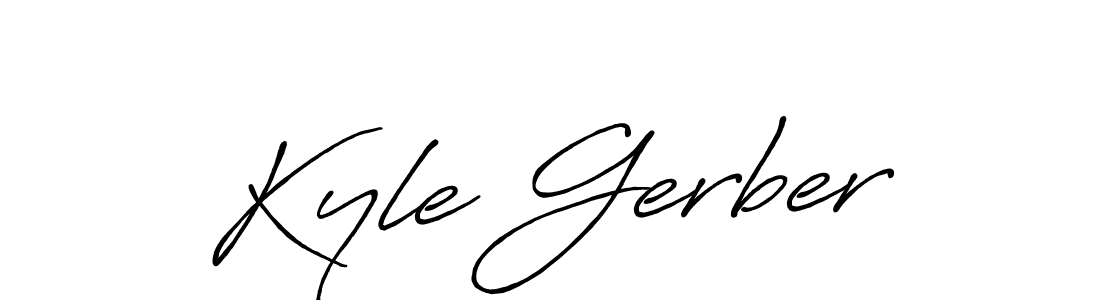 Use a signature maker to create a handwritten signature online. With this signature software, you can design (Antro_Vectra_Bolder) your own signature for name Kyle Gerber. Kyle Gerber signature style 7 images and pictures png