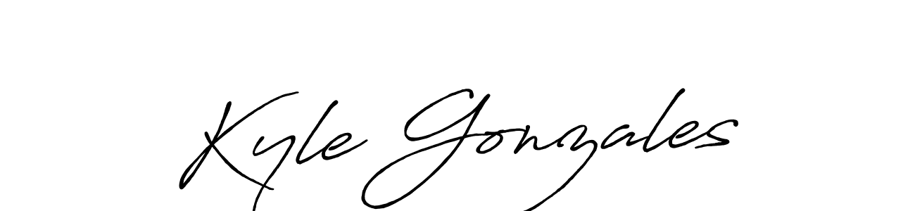 Also You can easily find your signature by using the search form. We will create Kyle Gonzales name handwritten signature images for you free of cost using Antro_Vectra_Bolder sign style. Kyle Gonzales signature style 7 images and pictures png