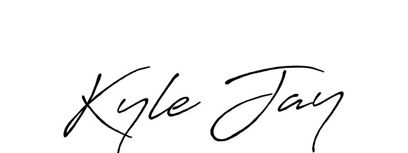 Use a signature maker to create a handwritten signature online. With this signature software, you can design (Antro_Vectra_Bolder) your own signature for name Kyle Jay. Kyle Jay signature style 7 images and pictures png