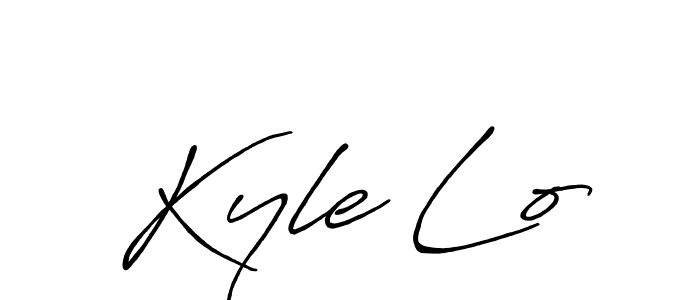 Antro_Vectra_Bolder is a professional signature style that is perfect for those who want to add a touch of class to their signature. It is also a great choice for those who want to make their signature more unique. Get Kyle Lo name to fancy signature for free. Kyle Lo signature style 7 images and pictures png