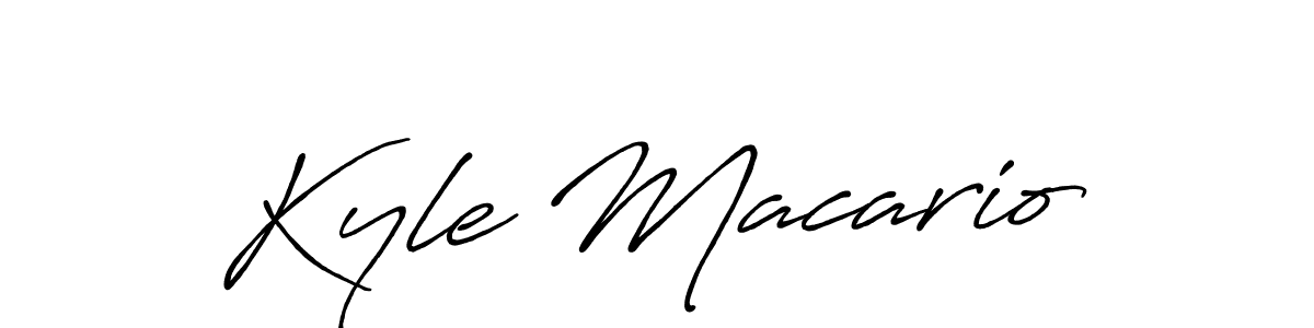 Also we have Kyle Macario name is the best signature style. Create professional handwritten signature collection using Antro_Vectra_Bolder autograph style. Kyle Macario signature style 7 images and pictures png