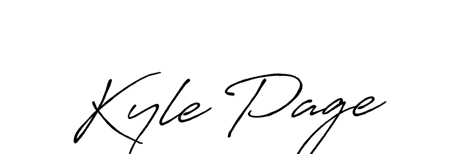 The best way (Antro_Vectra_Bolder) to make a short signature is to pick only two or three words in your name. The name Kyle Page include a total of six letters. For converting this name. Kyle Page signature style 7 images and pictures png