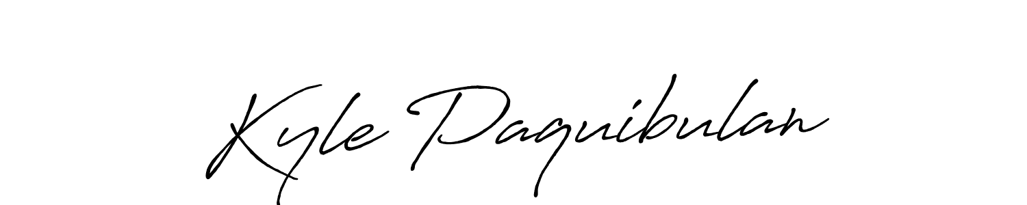 The best way (Antro_Vectra_Bolder) to make a short signature is to pick only two or three words in your name. The name Kyle Paquibulan include a total of six letters. For converting this name. Kyle Paquibulan signature style 7 images and pictures png