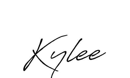 Also we have Kylee name is the best signature style. Create professional handwritten signature collection using Antro_Vectra_Bolder autograph style. Kylee signature style 7 images and pictures png