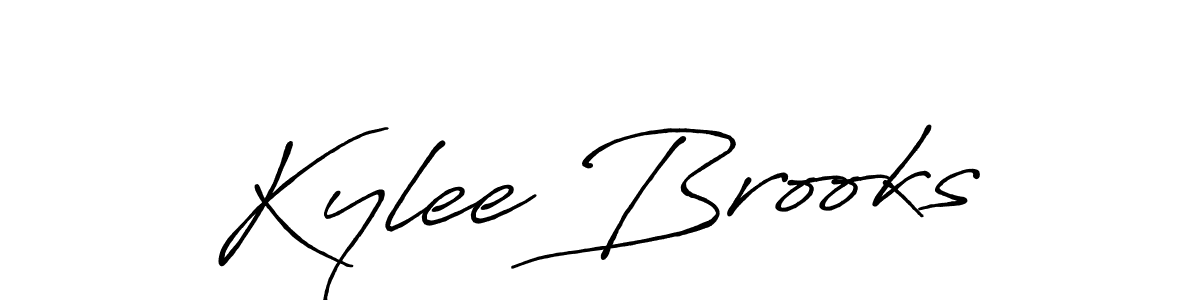 Make a beautiful signature design for name Kylee Brooks. With this signature (Antro_Vectra_Bolder) style, you can create a handwritten signature for free. Kylee Brooks signature style 7 images and pictures png