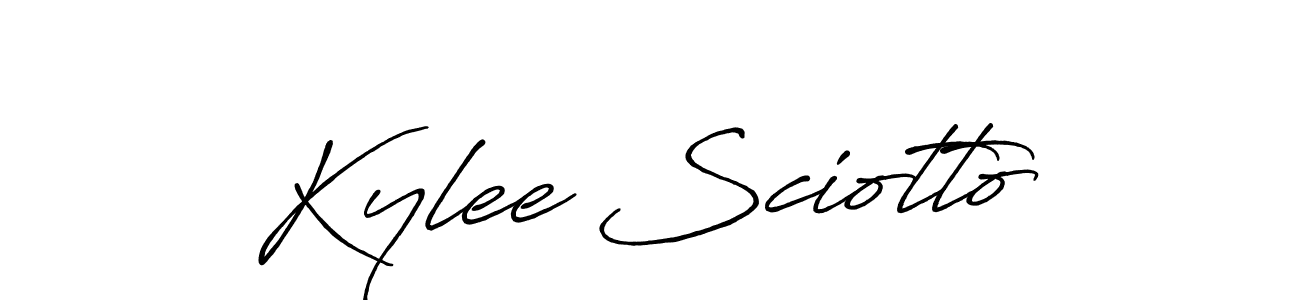 Make a beautiful signature design for name Kylee Sciotto. Use this online signature maker to create a handwritten signature for free. Kylee Sciotto signature style 7 images and pictures png