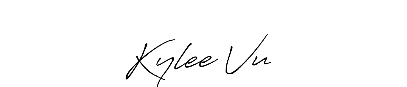 Kylee Vu❤️ stylish signature style. Best Handwritten Sign (Antro_Vectra_Bolder) for my name. Handwritten Signature Collection Ideas for my name Kylee Vu❤️. Kylee Vu❤️ signature style 7 images and pictures png