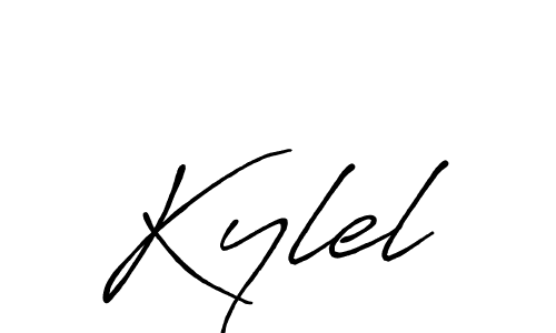 It looks lik you need a new signature style for name Kylel. Design unique handwritten (Antro_Vectra_Bolder) signature with our free signature maker in just a few clicks. Kylel signature style 7 images and pictures png