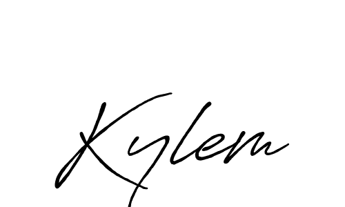 The best way (Antro_Vectra_Bolder) to make a short signature is to pick only two or three words in your name. The name Kylem include a total of six letters. For converting this name. Kylem signature style 7 images and pictures png