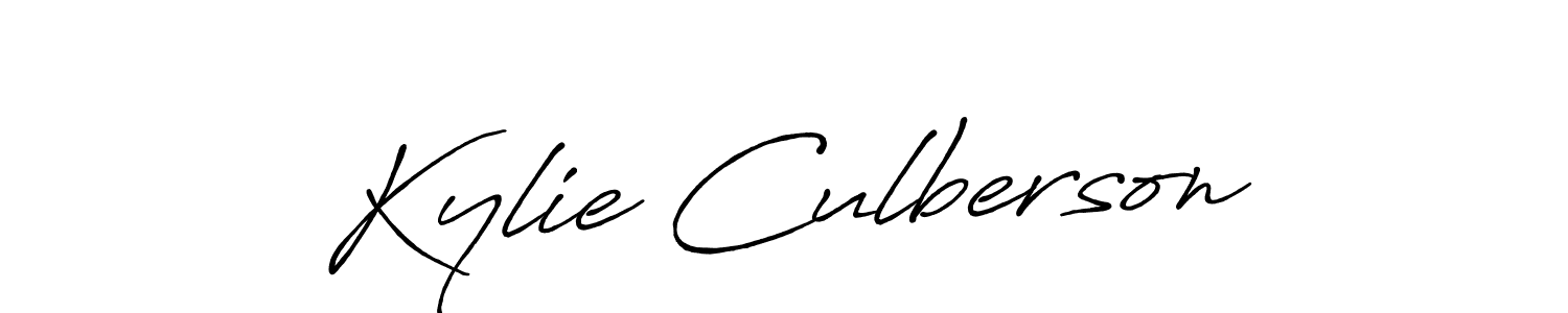 Best and Professional Signature Style for Kylie Culberson. Antro_Vectra_Bolder Best Signature Style Collection. Kylie Culberson signature style 7 images and pictures png